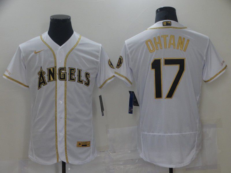 Men Los Angeles Angels #17 Ohtani White Elite 2021 Nike MLB Jersey->san francisco giants->MLB Jersey